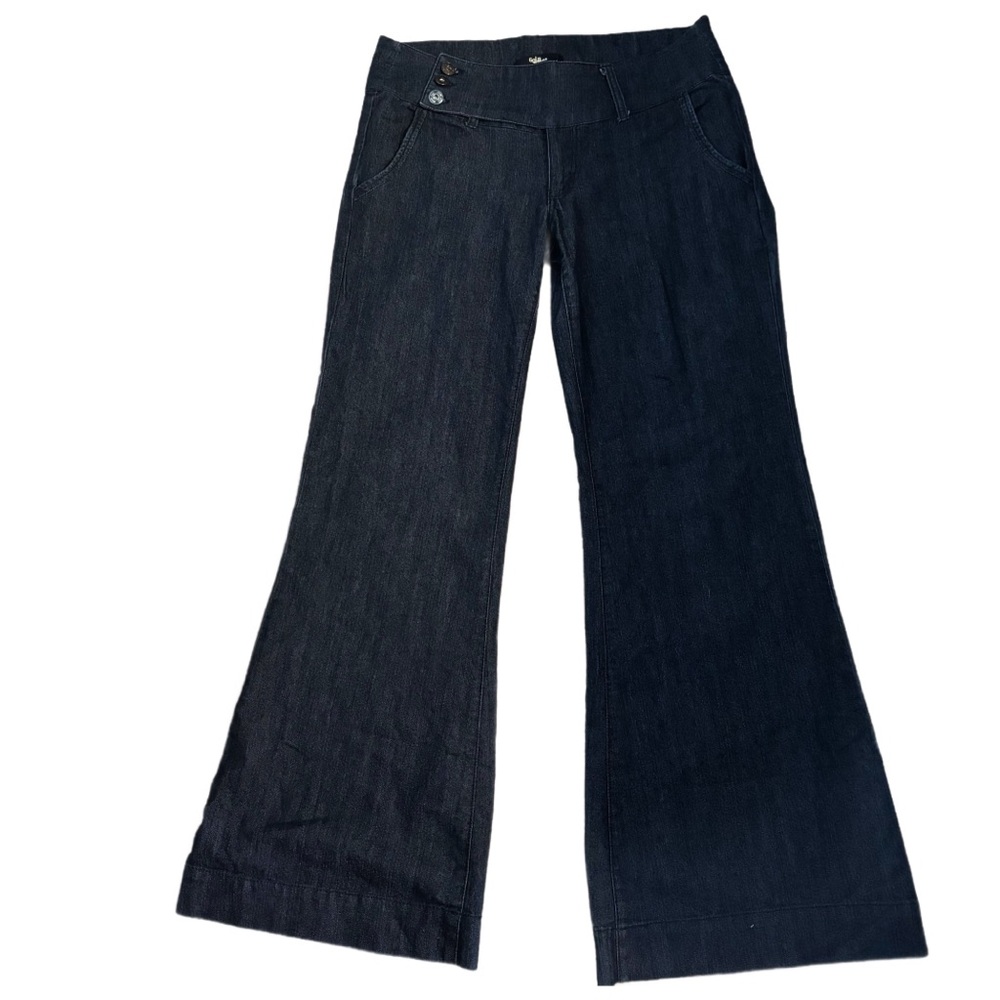 Drama Gold Jeans, Dark Wash Denim,  Size: 11 Regular flair, Stretch Fabric